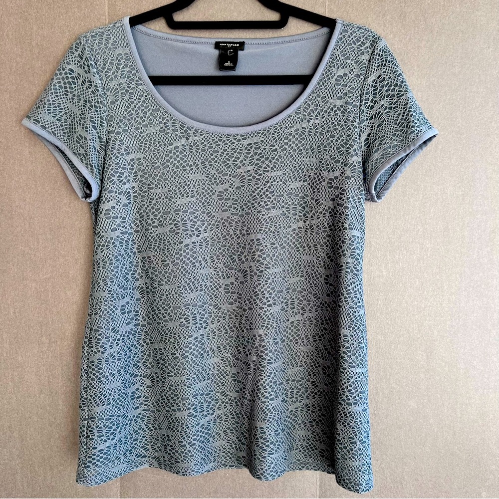 Lined Crochet Style Top